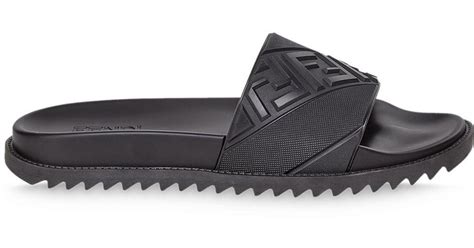 fendi motif slides